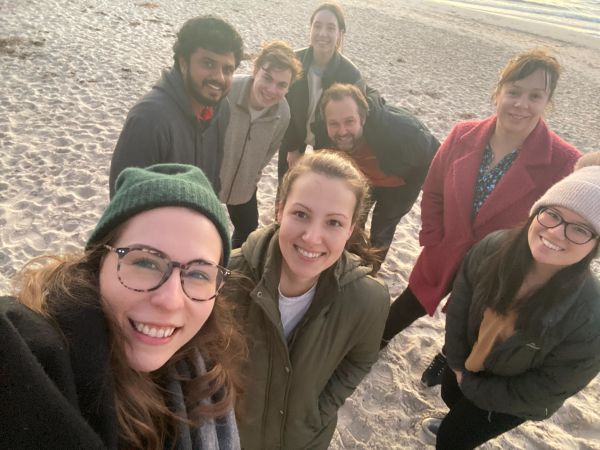 David Stroud's Laboratory Group at the beach