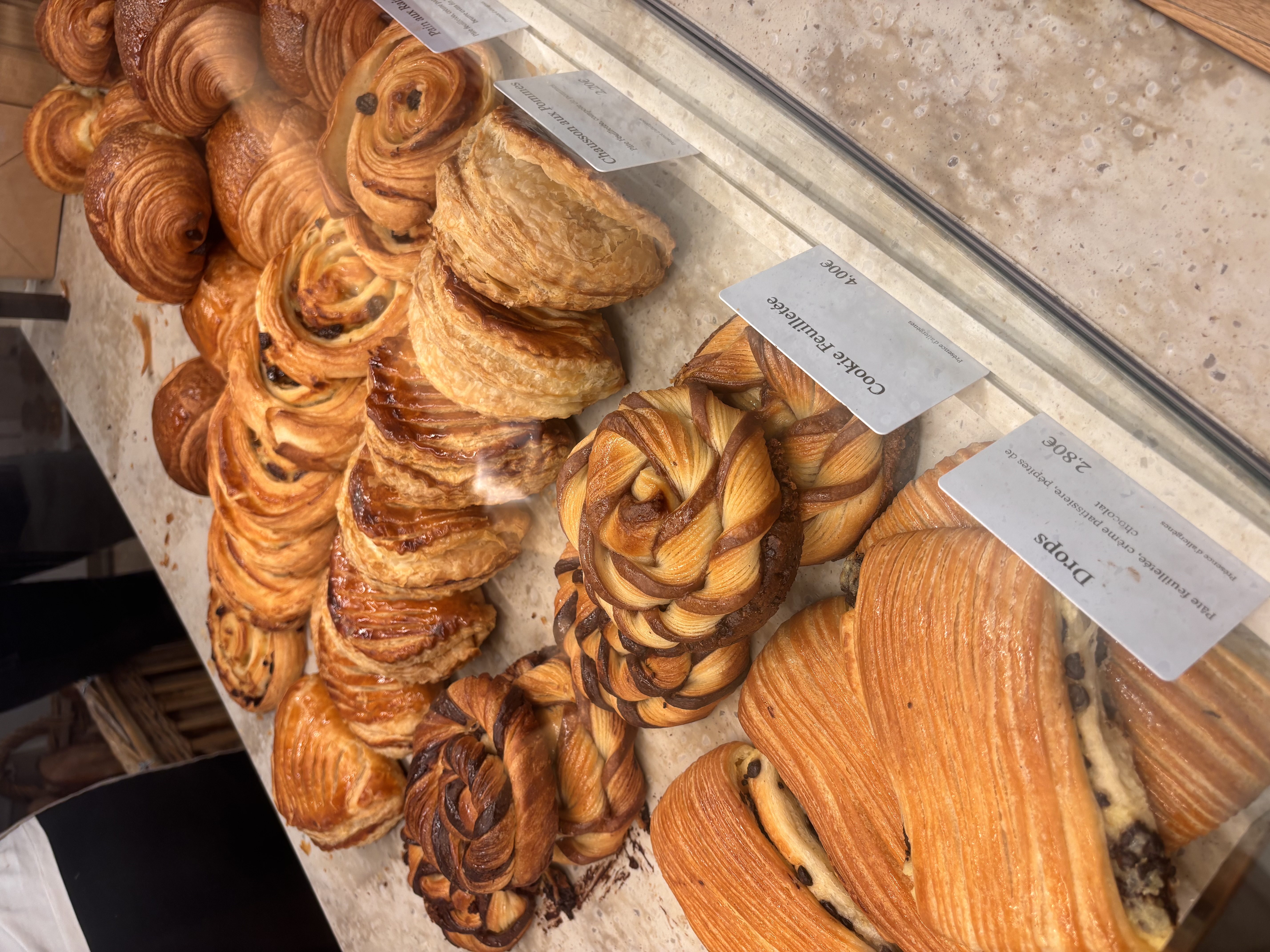croissants on display