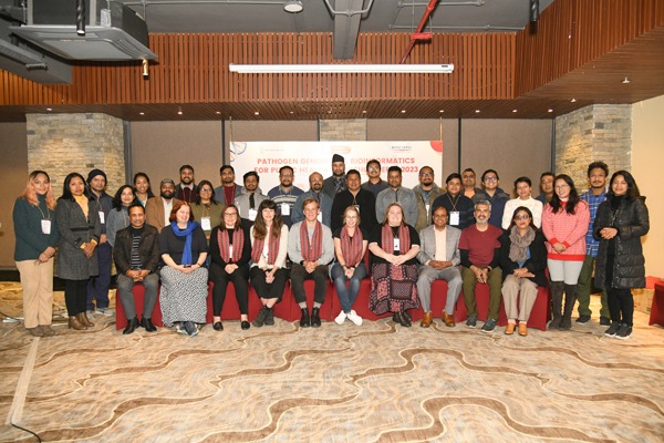 Trainers and participants in Kathmandu, Nepal