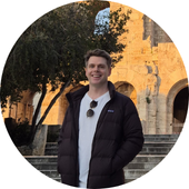 Man smiling outside