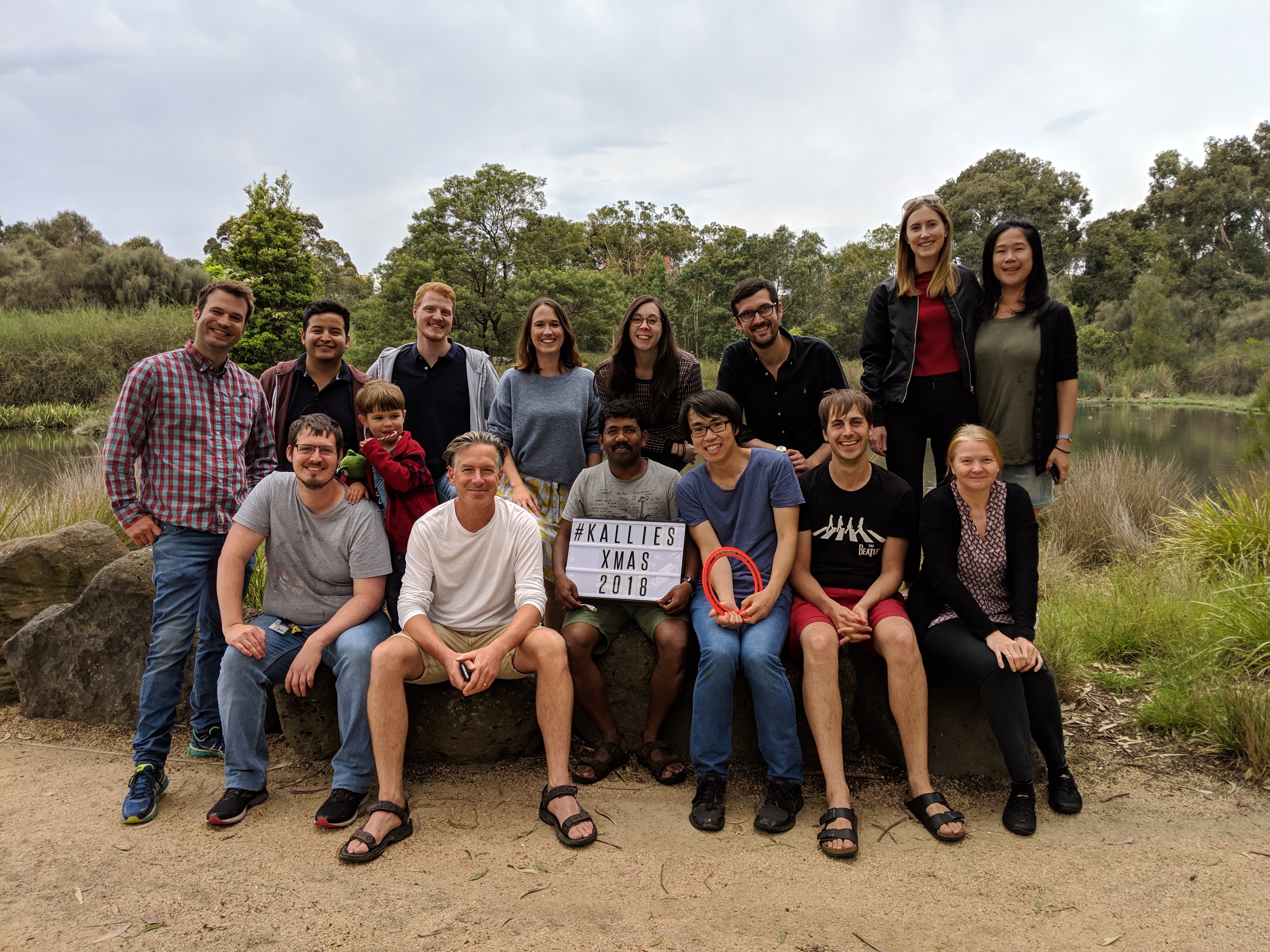 Photo of the Kallies lab group